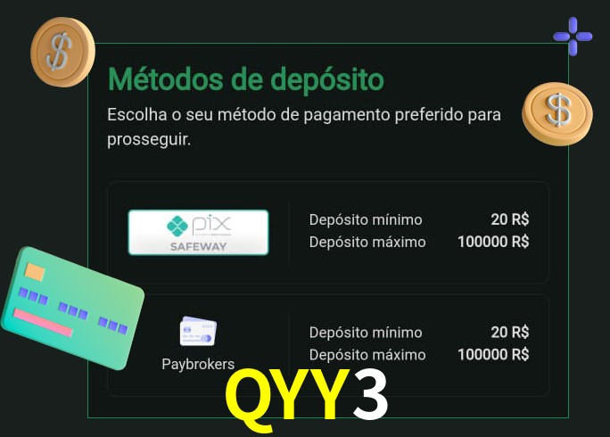 O cassino QYY3 oferece uma grande variedade de métodos de pagamento